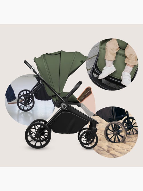 Poussette combinée 2en1 LIONELO Mika Plus - Pack poussette, Nacelle - Accessoires - Kiabi Poussette combinée 2en1 LIONELO Mika Plus - Pack poussette, Nacelle - Accessoires - Kiabi