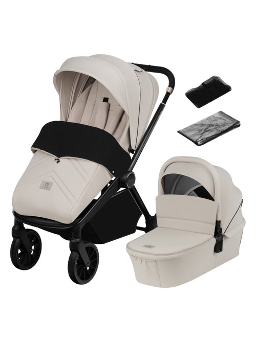 Poussette combinée 2en1 LIONELO Mika Plus - Pack poussette, Nacelle, sac et accessoires - Kiabi