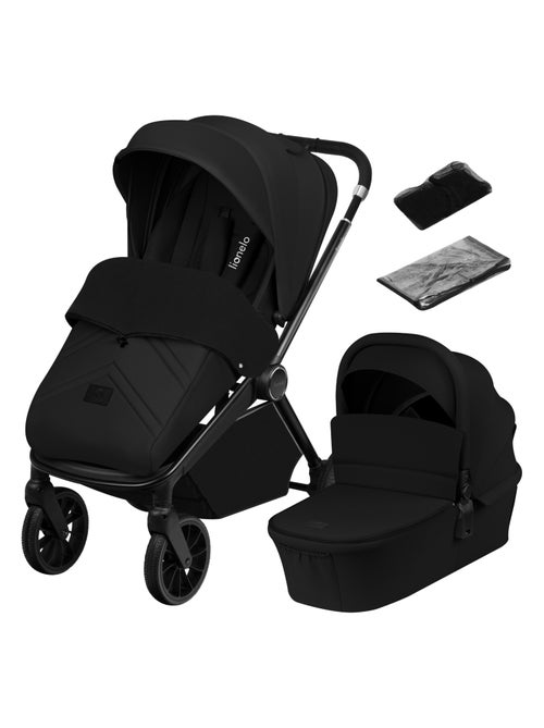 Poussette combinée 2en1 LIONELO Mika Plus - Pack poussette, Nacelle, sac et accessoires - Kiabi