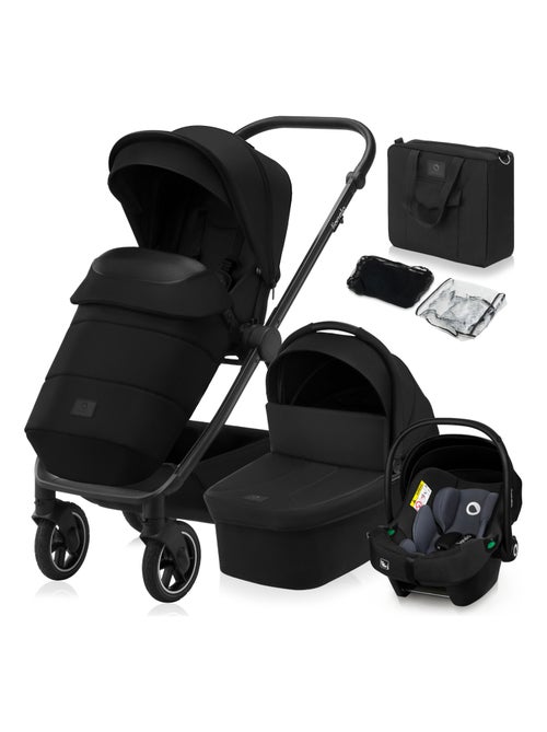 Poussette combinée 3en1 LIONELO Meril - Pack poussette, Nacelle, Siege auto, sac et accessoires - Kiabi