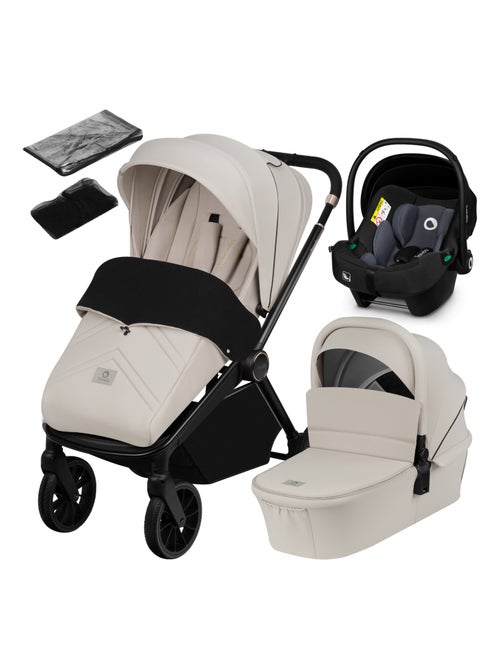 Poussette combinée 3en1 LIONELO Mika Plus - Poussette, Nacelle, siege auto i-Size et accessoires - Kiabi