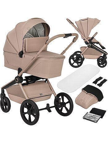 Poussette combinée duo 2en1 LIONELO Freya - Nacelle - Accessoires