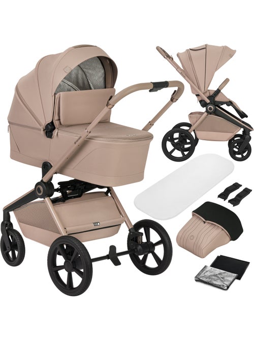 Poussette combinée duo 2en1 LIONELO Freya - Nacelle - Accessoires - Kiabi Poussette combinée duo 2en1 LIONELO Freya - Nacelle - Accessoires - Kiabi