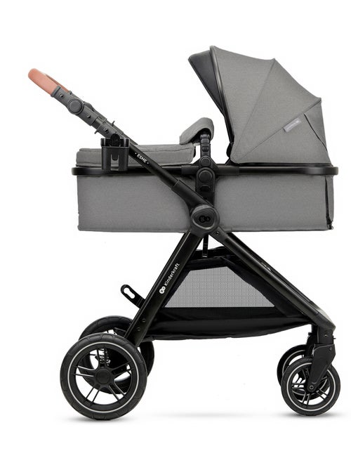Poussette combinée Kinderkraft ESME 2 en 1, nacelle convertible, pliage compact, travel system - Kiabi Poussette combinée Kinderkraft ESME 2 en 1, nacelle convertible, pliage compact, travel system - Kiabi