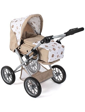 Poussette combinée Leni Rose bleu marine avec pois