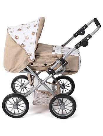 Poussette combinée Leni Rose bleu marine avec pois