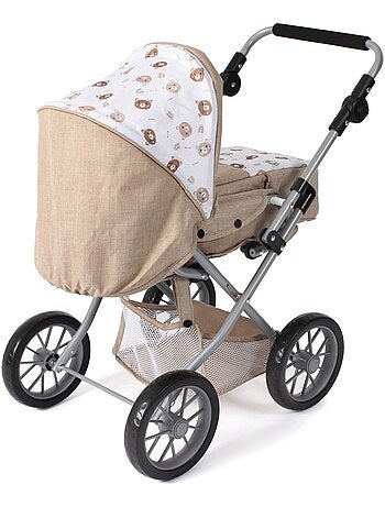 Poussette combinée Leni Rose bleu marine avec pois