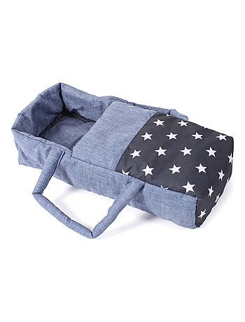 Poussette combinée Leni Rose bleu marine avec pois