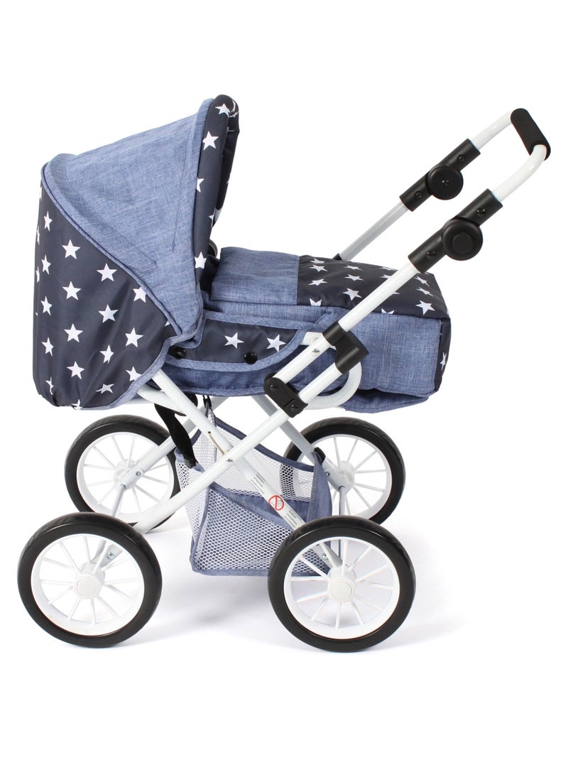 Poussette combinée Leni Étoiles Bleu marine Bleu - Kiabi