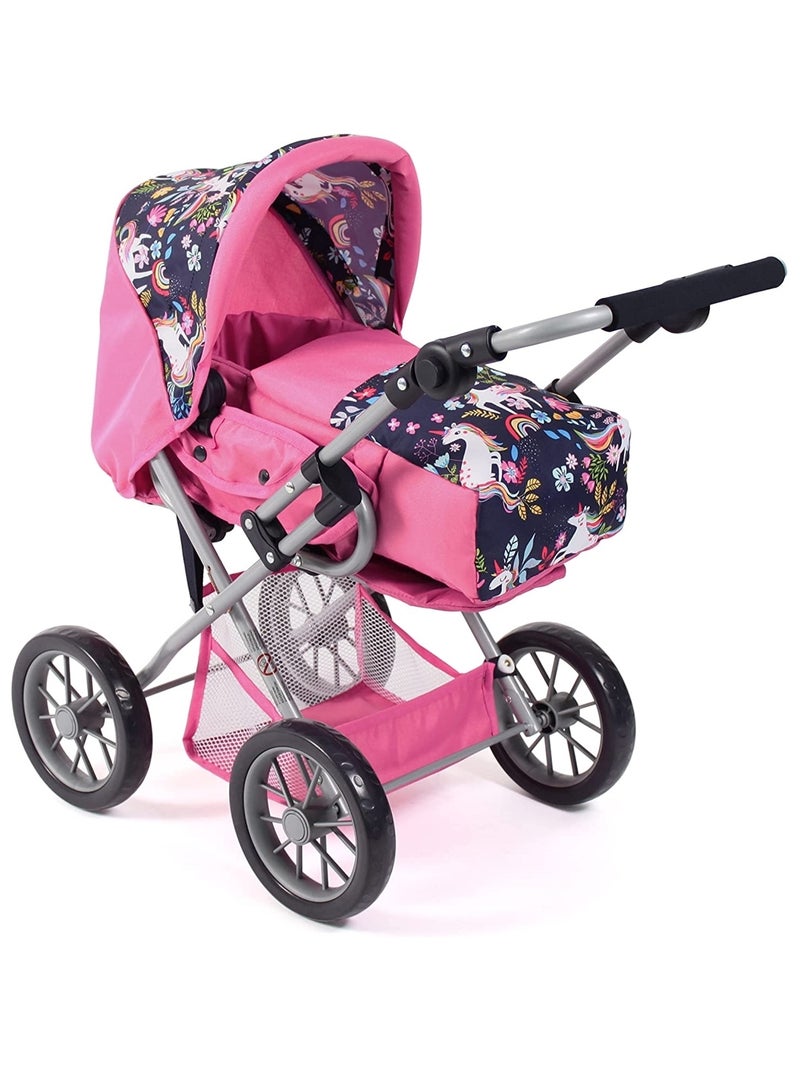 Poussette combinée Leni Licorne pour poupée Multicolore - Kiabi