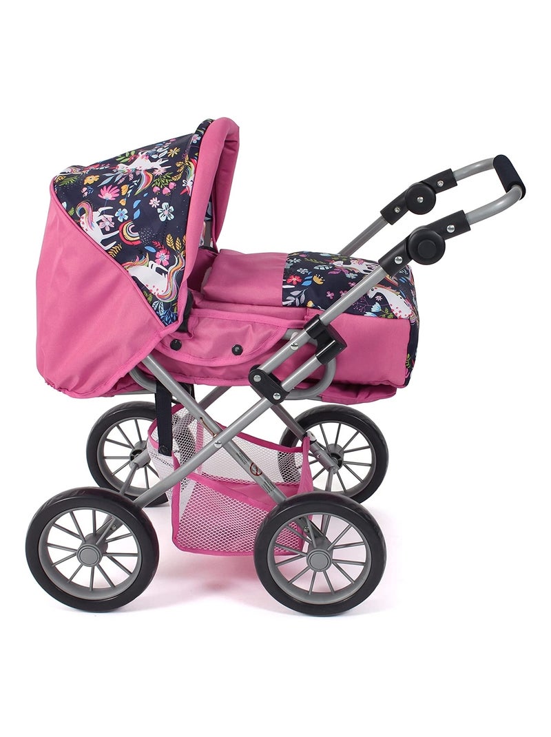 Poussette combinée Leni Licorne pour poupée Multicolore - Kiabi