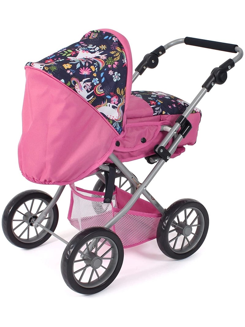 Poussette combinée Leni Licorne pour poupée Multicolore - Kiabi