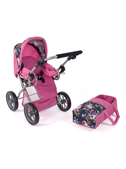 Poussette combinée Leni Licorne pour poupée - Kiabi