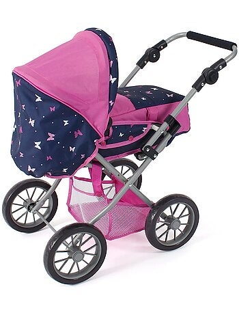 Poussette combinée Leni Papillon pour poupée