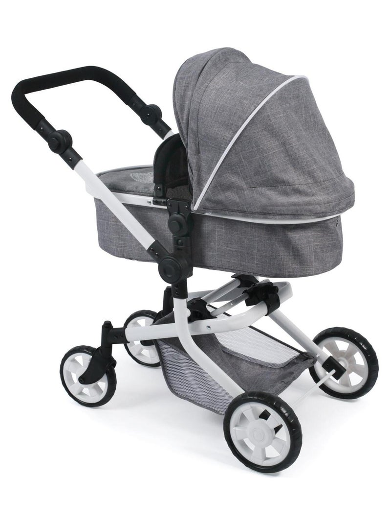 Poussette combinée Mika - coloris 76 Gris - Kiabi