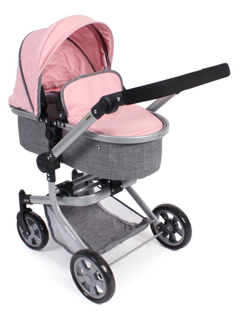 Poussette combinée Mika pour poupée - coloris 15 Gris - Kiabi