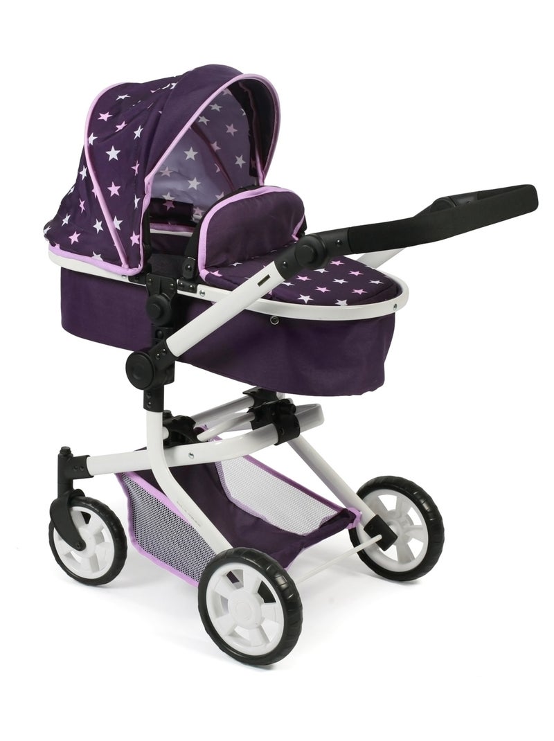 Poussette combinée Mika pour poupée - coloris 71 Violet - Kiabi