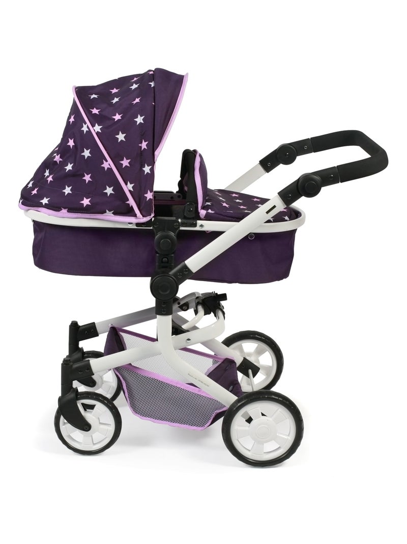 Poussette combinée Mika pour poupée - coloris 71 Violet - Kiabi