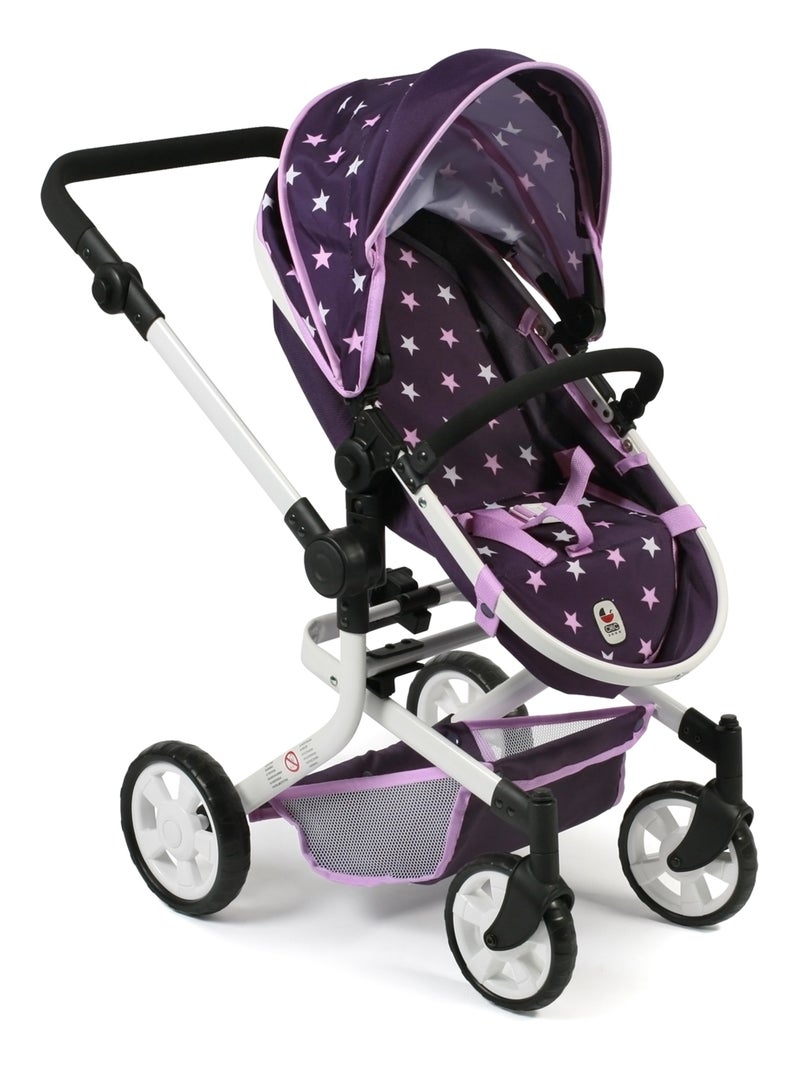 Poussette combinée Mika pour poupée - coloris 71 Violet - Kiabi