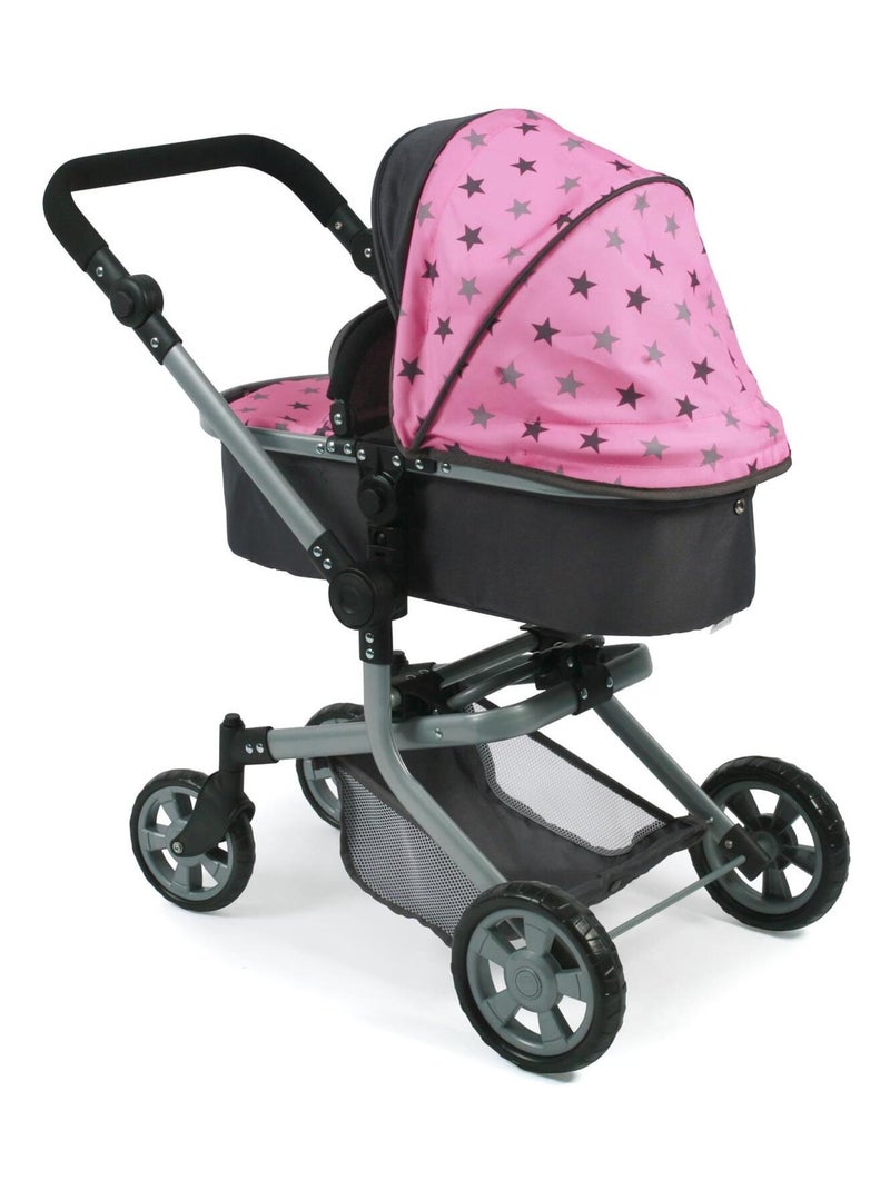 Poussette combinée Mika pour poupées - coloris 83 Rose - Kiabi