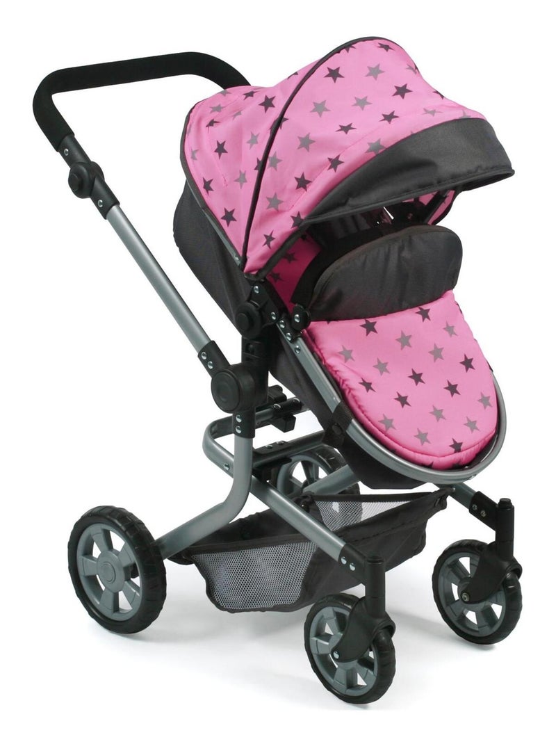 Poussette combinée Mika pour poupées - coloris 83 Rose - Kiabi