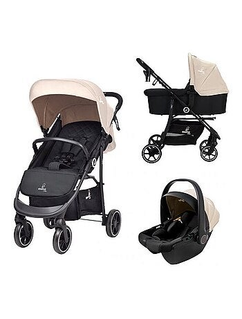 Poussette combinée trio 3 en 1 - Pack poussette, nacelle, siège auto 0+ - Oslo 2