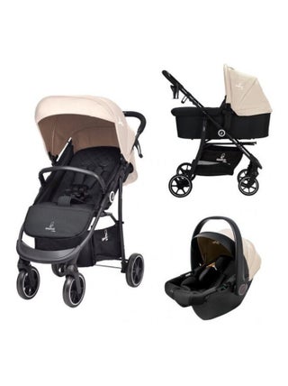Poussette combinée trio 3 en 1 - Pack poussette, nacelle, siège auto 0+ - Oslo 2