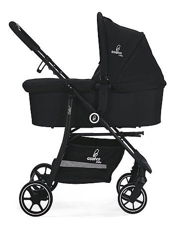 Poussette combinée trio 3 en 1 - Pack poussette, nacelle, siège auto 0+ - Oslo 2