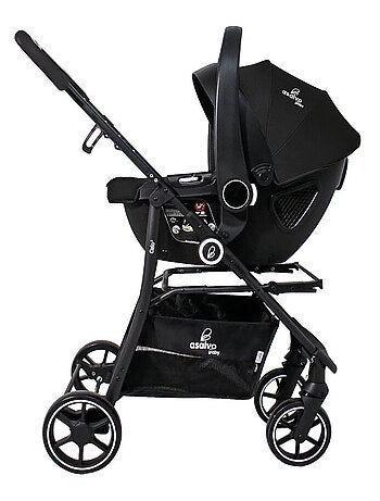 Poussette combinée trio 3 en 1 - Pack poussette, nacelle, siège auto 0+ - Oslo 2