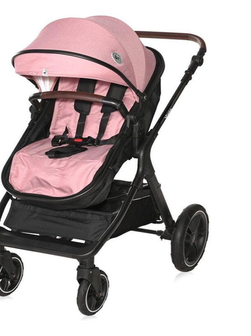 Poussette combinée trio 3 en 1 - siège auto 0m – nacelle - 0-22kg  – Viola – rose Rose - Kiabi