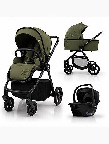 Poussette combinée trio Coco Asalvo
