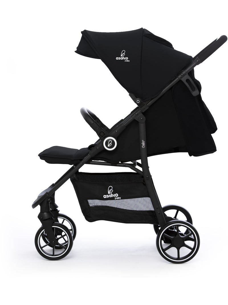 Poussette combinée trio 3 en 1 Oslo 2 Asalvo Noir - Kiabi