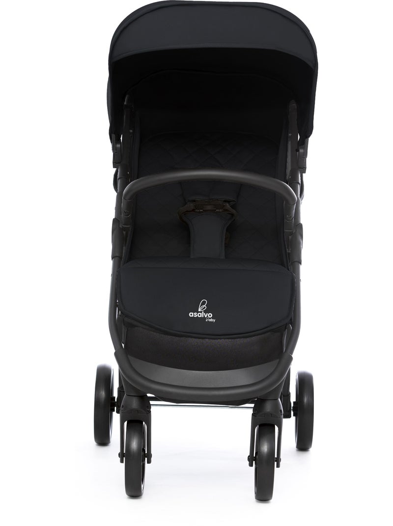 Poussette combinée trio 3 en 1 Oslo 2 Asalvo Noir - Kiabi