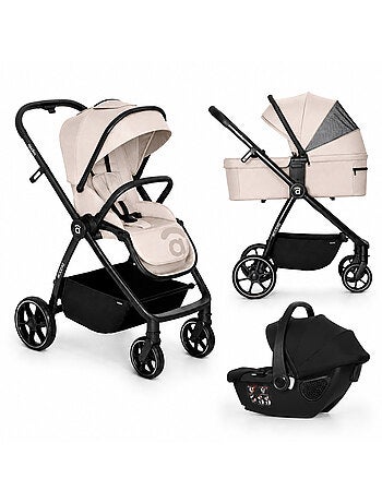 Poussette combinée trio 3 en 1 Rodas Asalvo