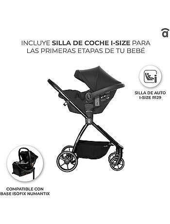Poussette combinée trio 3 en 1 Rodas Asalvo