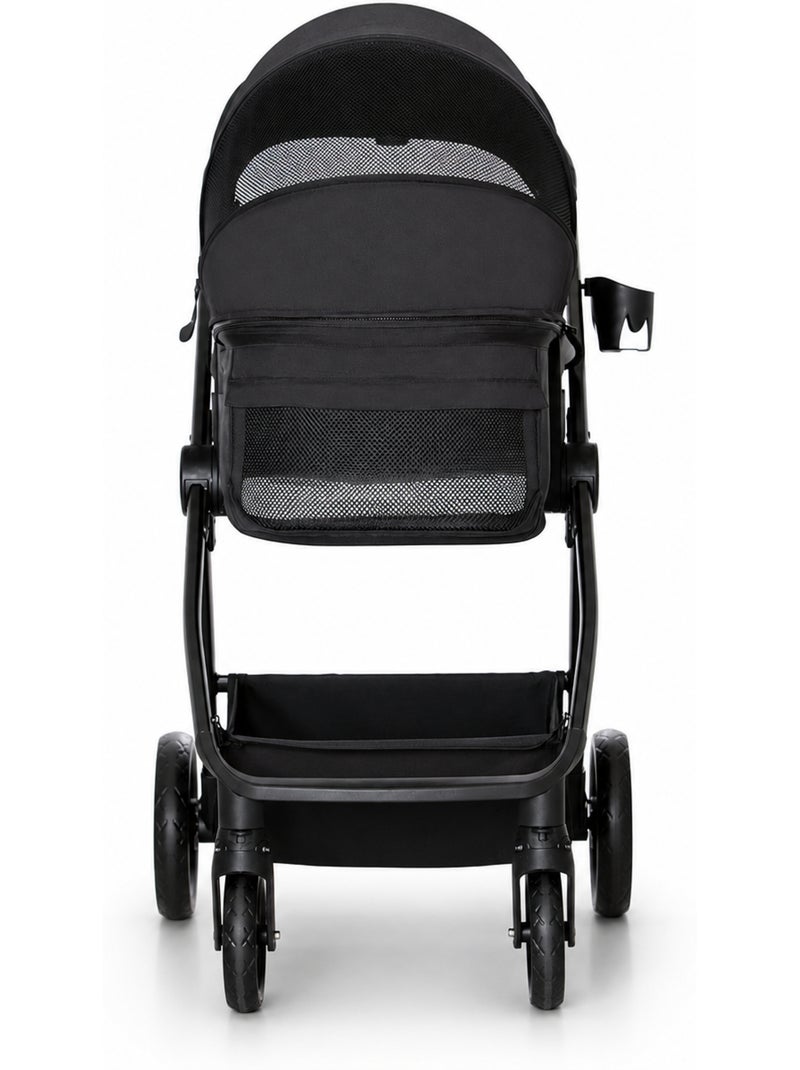 Poussette combinée trio 3 en 1 Rodas Asalvo Noir - Kiabi