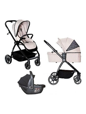 Poussette combinée trio 3 en 1 siège auto 0+ IRIS – nacelle - Rodas