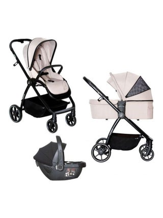 Poussette combinée trio 3 en 1 siège auto 0+ IRIS – nacelle - Rodas