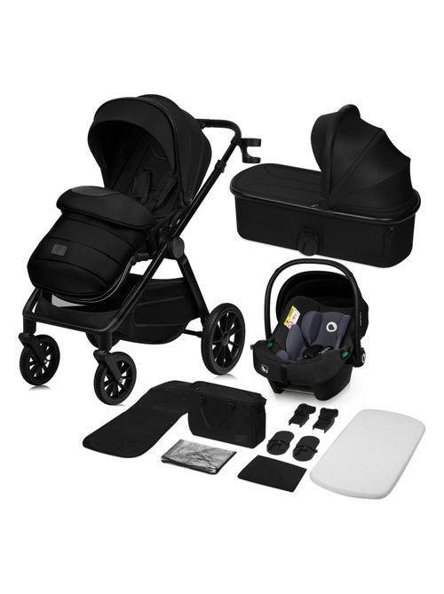 Poussette combinée Trio LIONELO Layla - Pack poussette 3en1 - Nacelle, siege auto et accessoires - Kiabi