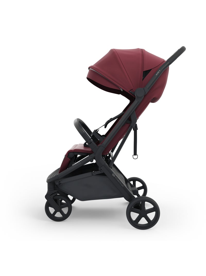 Poussette compacte autofolding avec grandes roues et suspension Bordeaux - Kiabi
