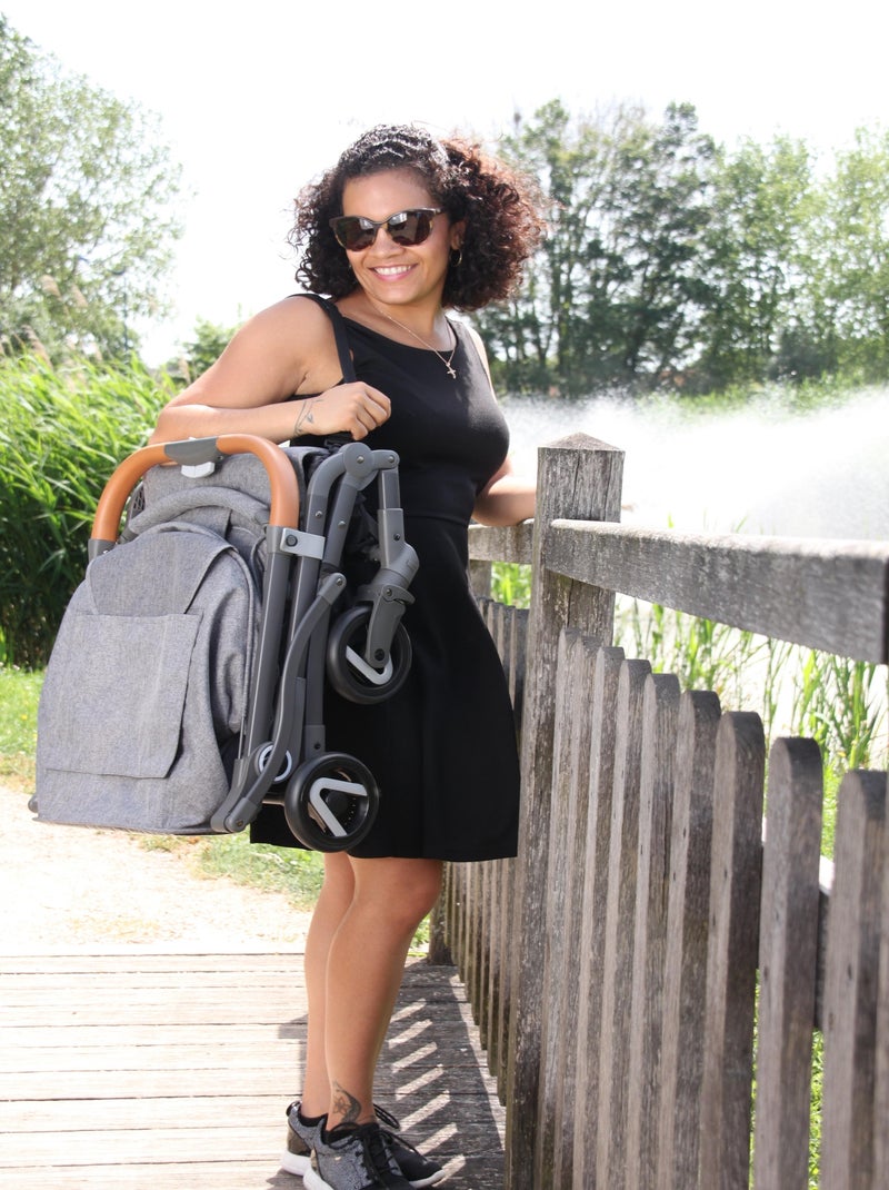 Poussette Compacte Cassy, Légère Et Maniable – Nania Gris - Kiabi