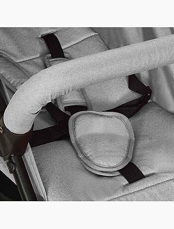 Poussette compacte en acier à pliage une main - vidaxl