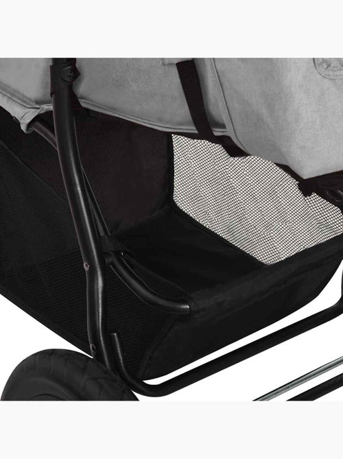 Poussette compacte en acier à pliage une main - vidaxl - Kiabi