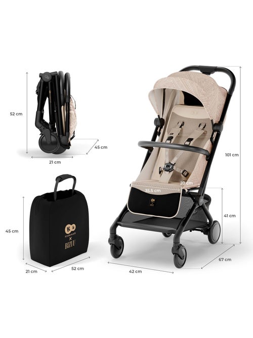 Poussette compacte facile a plier voyages - Kiabi