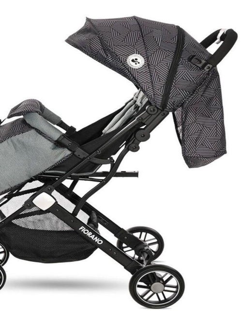 Poussette Compacte légère bébé Pliable/ Fiorano Ultra Compacte Lorelli gris/noir - Kiabi