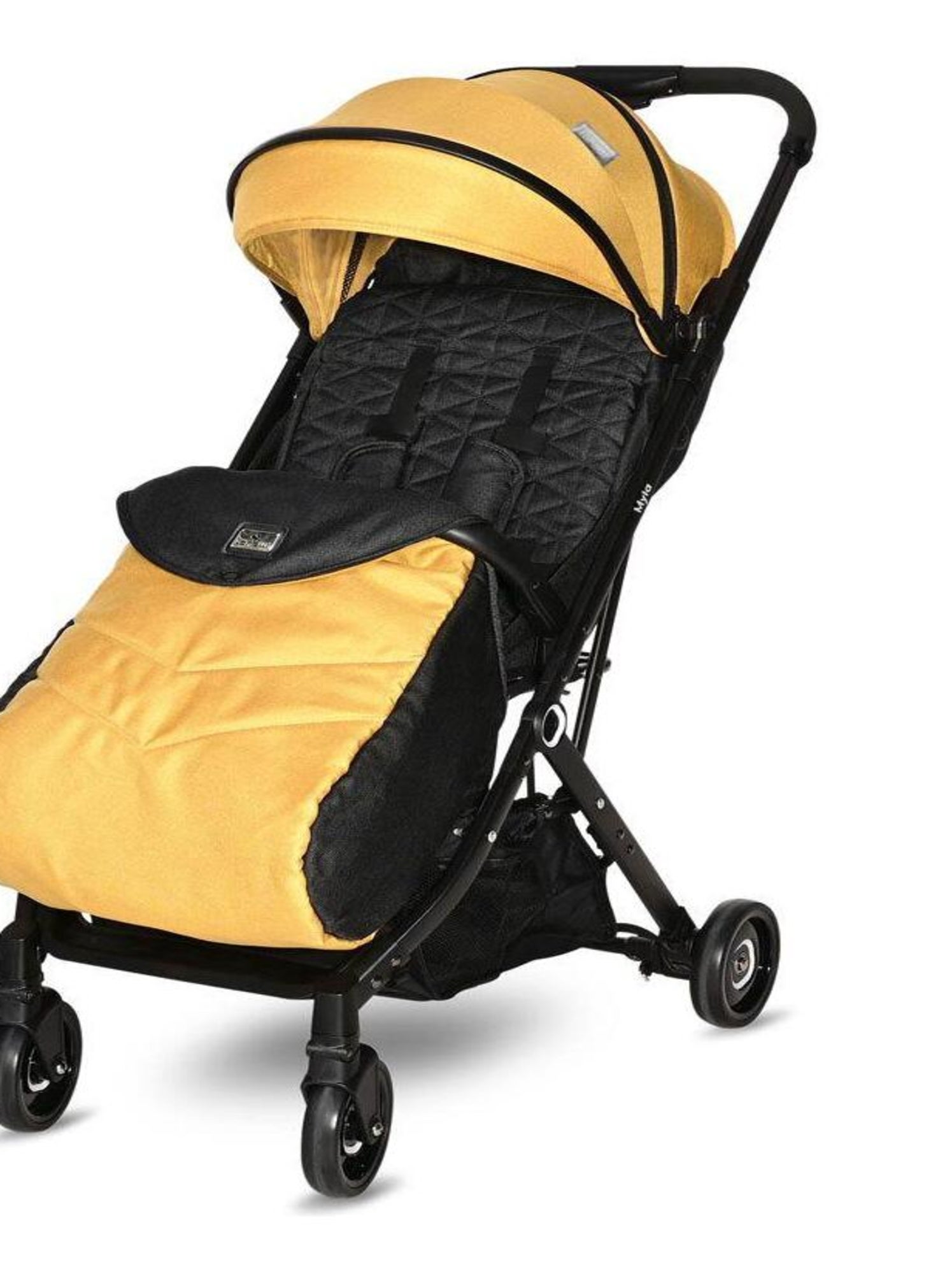 Poussette Compacte legere bebe Pliable Myla Ultra Compacte 0 Lorelli jaune Jaune Kiabi nu