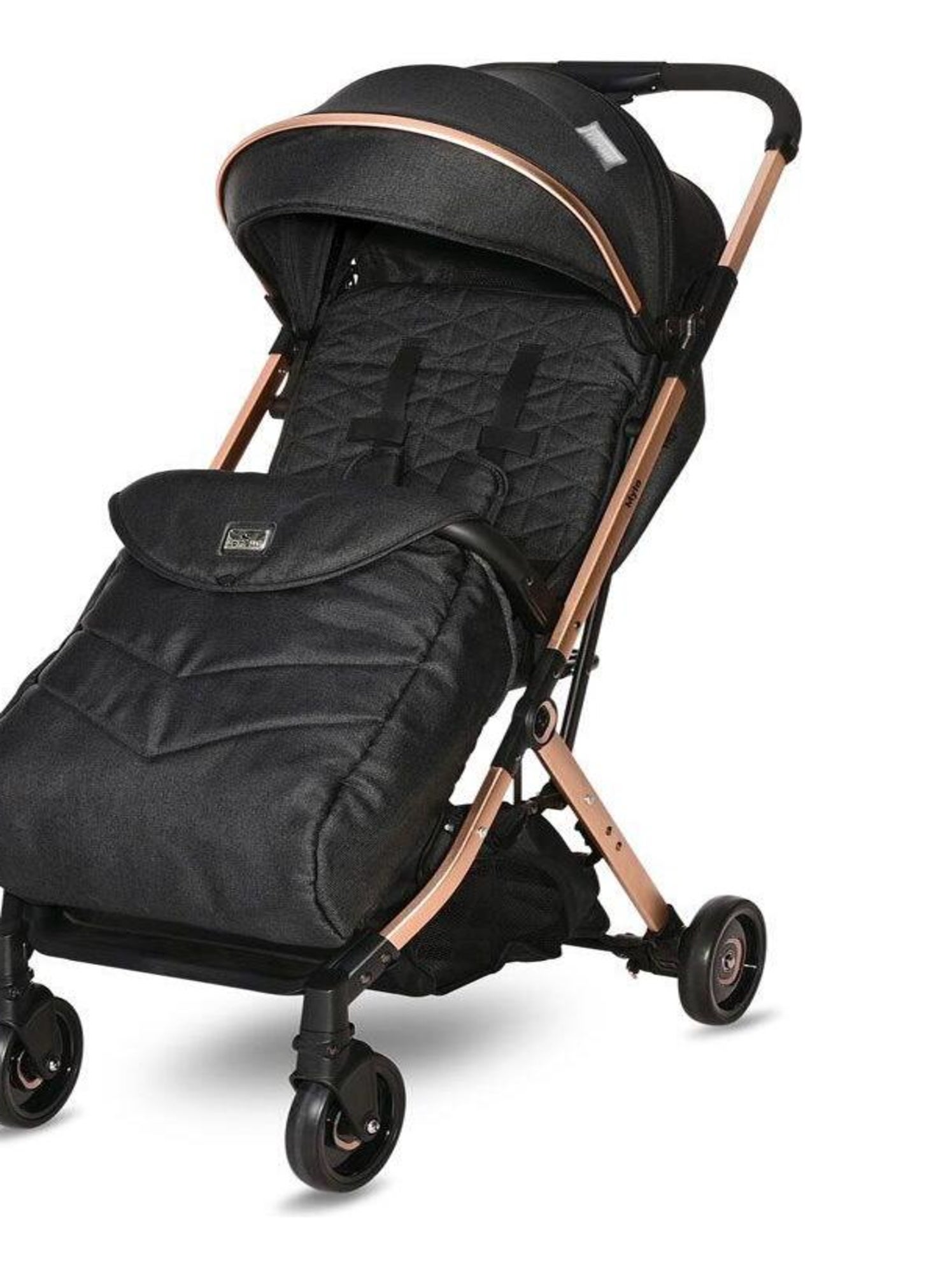 Poussette Compacte legere bebe Pliable Myla Ultra Compacte 0 Lorelli noir Noir Kiabi nu