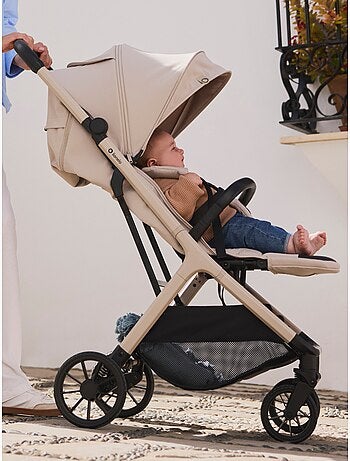 Poussette compacte LIONELO Cloe Plus - Grandes roues - Pliage automatique - Ventilation