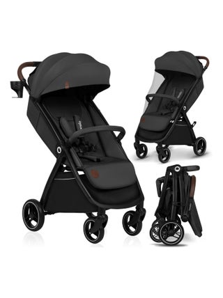 Poussette compacte LIONELO Ingrid - Amortissements - Jusqu'à 22 Kg - Légère & pliable