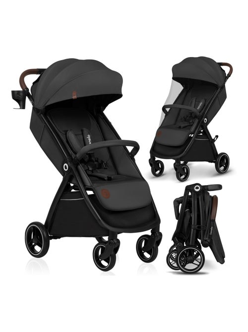 Poussette compacte LIONELO Ingrid - Amortissements - Jusqu'à 22 Kg - Légère & pliable - Kiabi